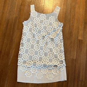 Vivienne Tam Crochet Lace Mini Dress